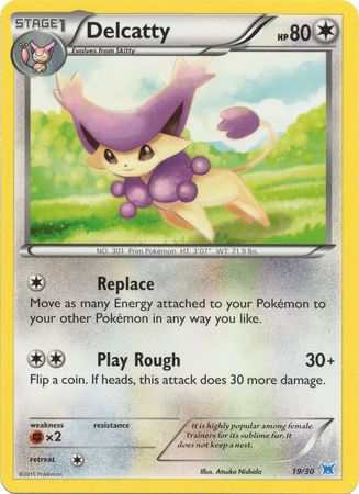 Delcatty (19/30) [XY: Trainer Kit 2 - Latios] | Dumpster Cat Games