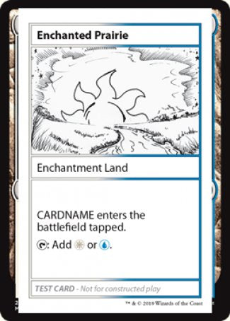 Enchanted Prairie (2021 Edition) [Mystery Booster Playtest Cards] | Dumpster Cat Games