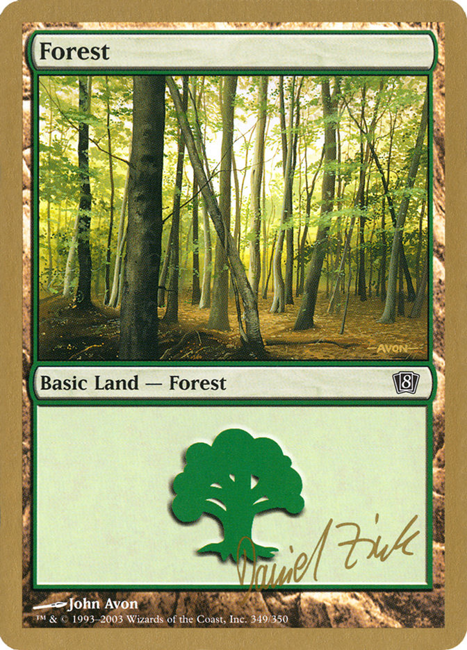 Forest (dz349) (Daniel Zink) [World Championship Decks 2003] | Dumpster Cat Games