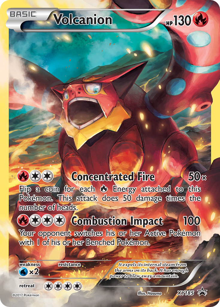 Volcanion (XY185) [XY: Black Star Promos] | Dumpster Cat Games