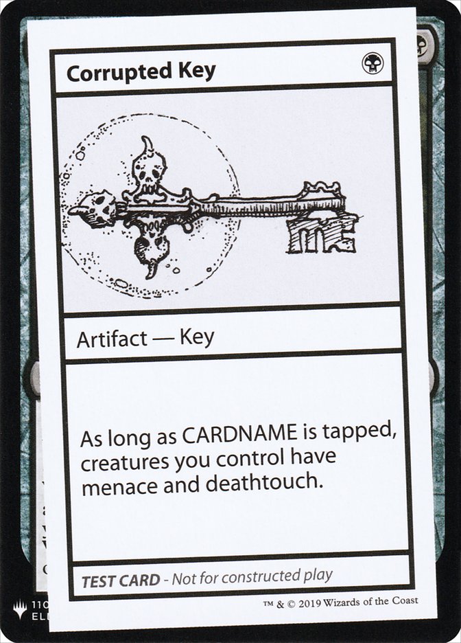 Corrupted Key [Mystery Booster Playtest Cards] | Dumpster Cat Games