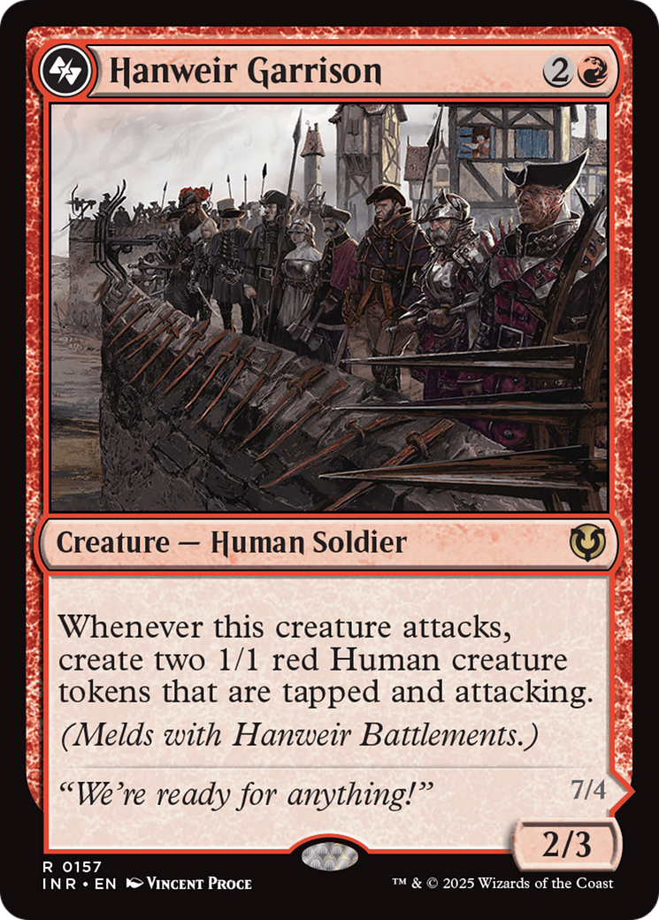 Hanweir Garrison [Innistrad Remastered] | Dumpster Cat Games