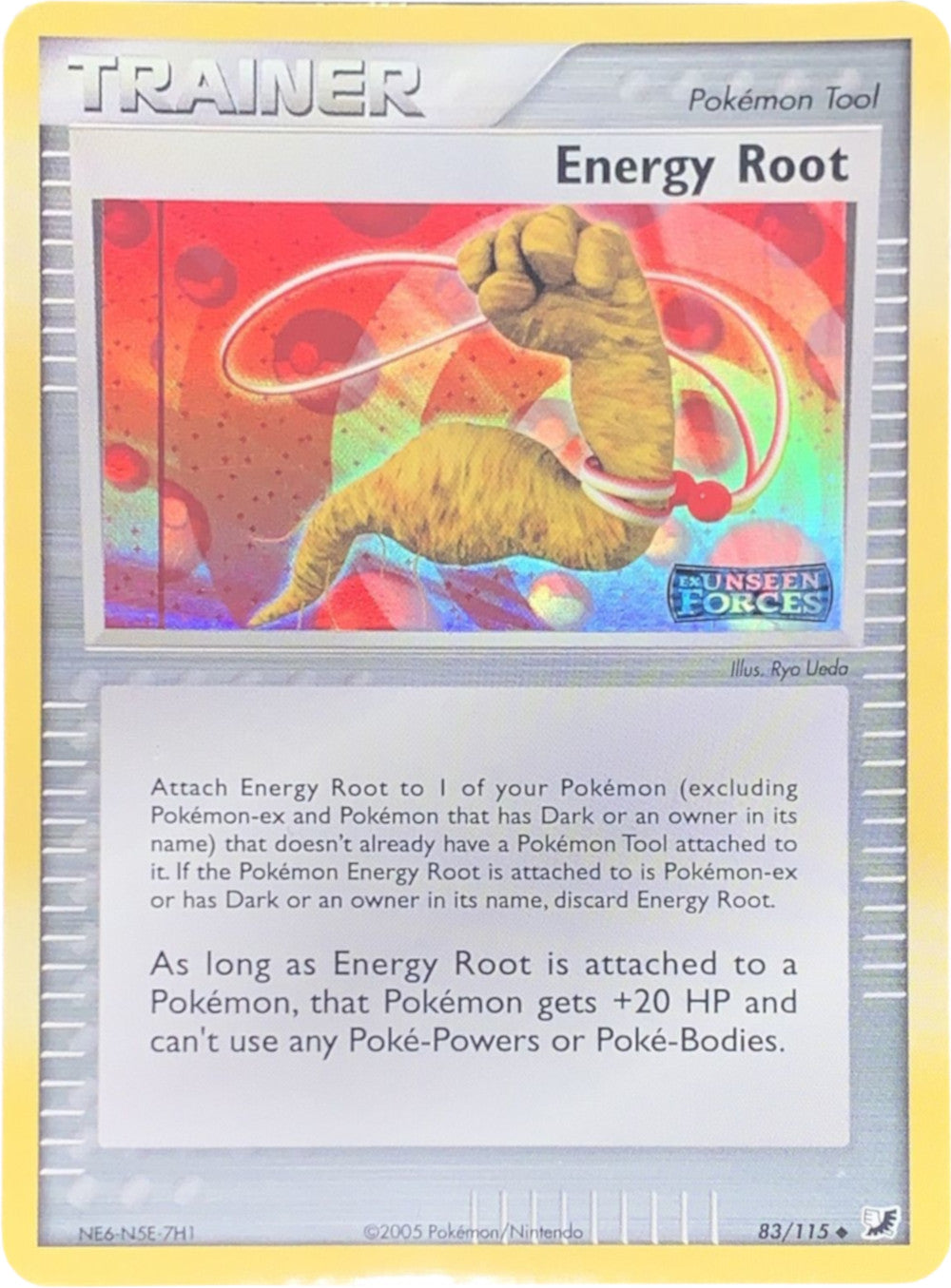 Energy Root (83/115) (Stamped) [EX: Unseen Forces] | Dumpster Cat Games