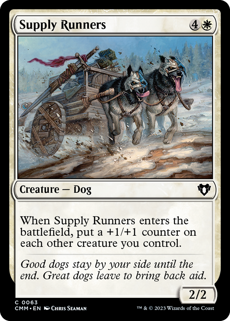 Supply Runners [Commander Masters] | Dumpster Cat Games