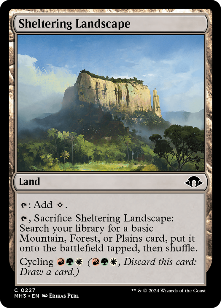 Sheltering Landscape [Modern Horizons 3] | Dumpster Cat Games