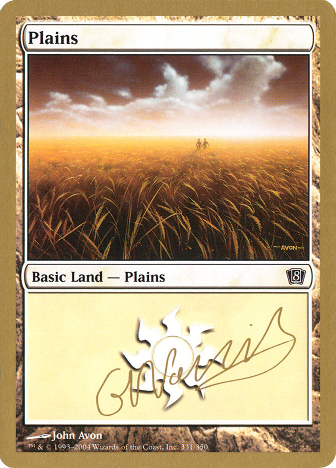 Plains (gn331) (Gabriel Nassif) [World Championship Decks 2004] | Dumpster Cat Games