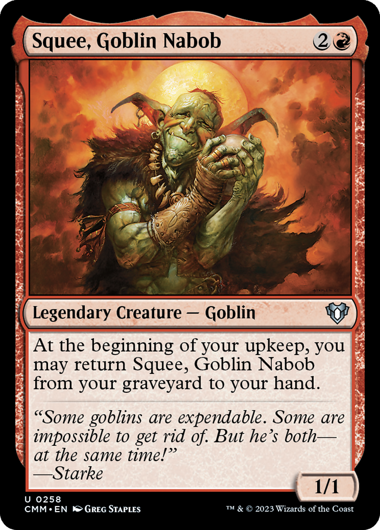 Squee, Goblin Nabob [Commander Masters] | Dumpster Cat Games