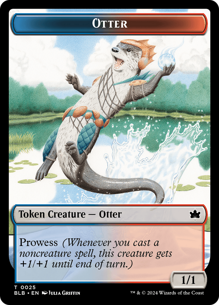 Otter Token [Bloomburrow Tokens] | Dumpster Cat Games