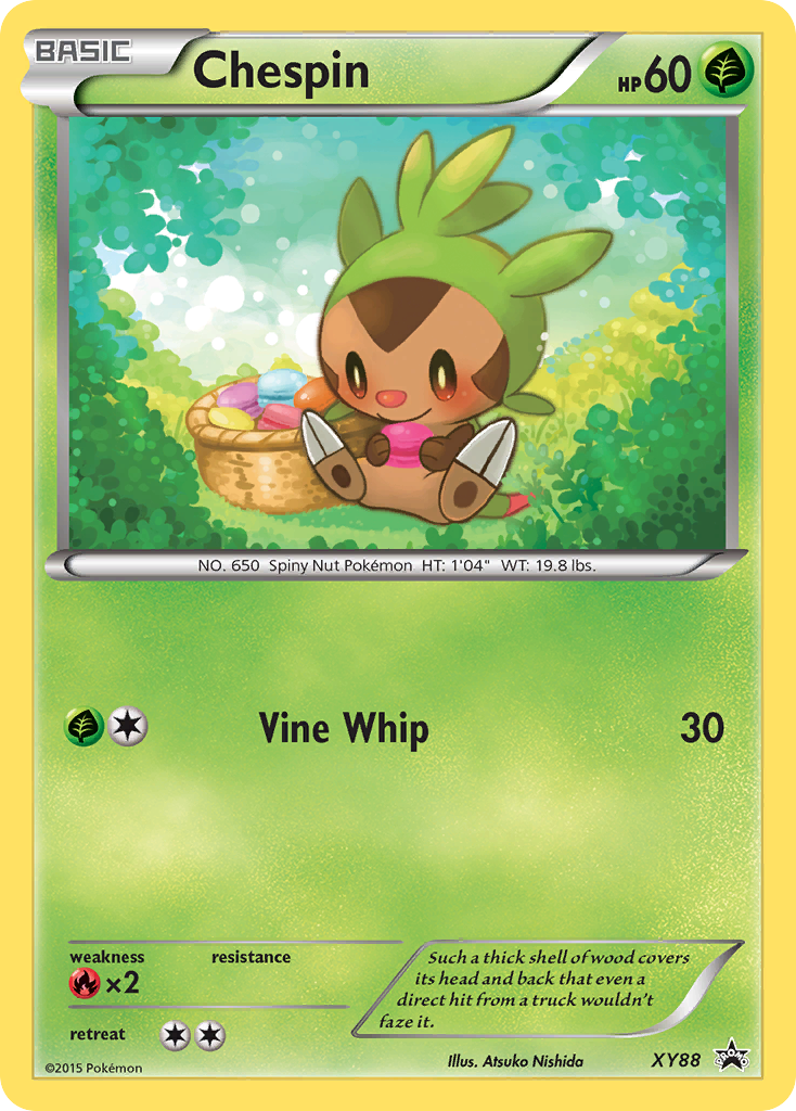 Chespin (XY88) (Collector Chest) [XY: Black Star Promos] | Dumpster Cat Games