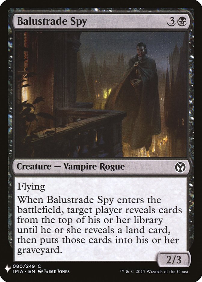 Balustrade Spy [Mystery Booster] | Dumpster Cat Games