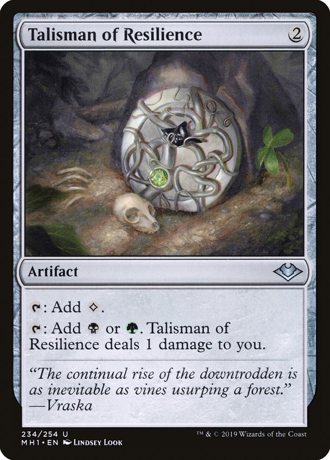 Talisman of Resilience [Modern Horizons] | Dumpster Cat Games