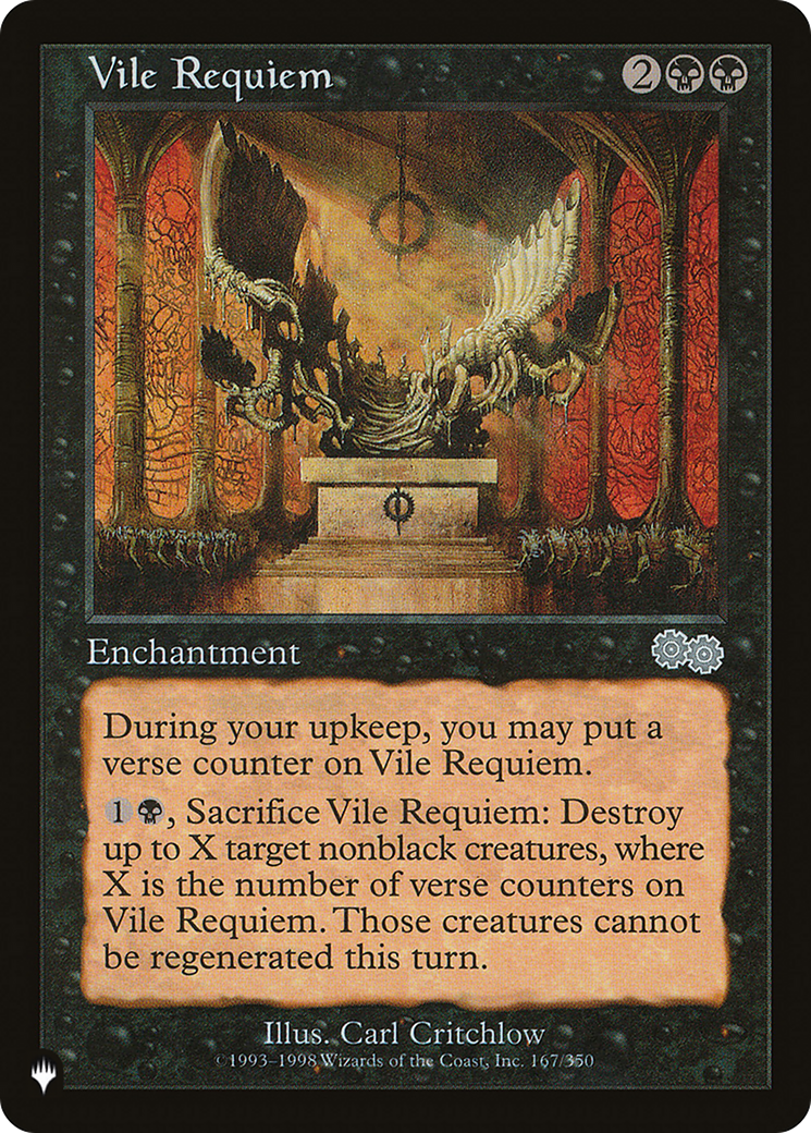 Vile Requiem (USG) [The List] | Dumpster Cat Games