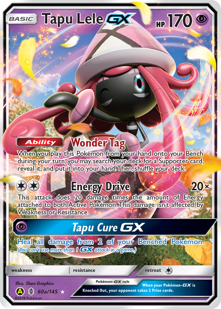 Tapu Lele GX (60a/145) [Alternate Art Promos] | Dumpster Cat Games