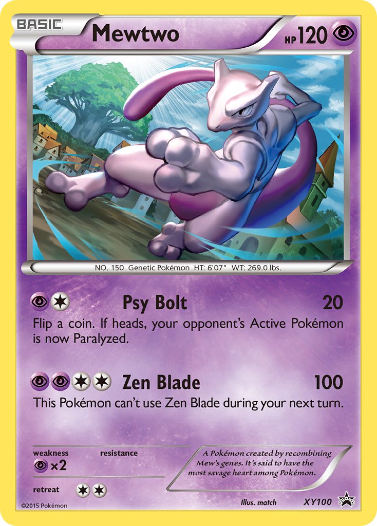 Mewtwo (XY100) [XY: Black Star Promos] | Dumpster Cat Games