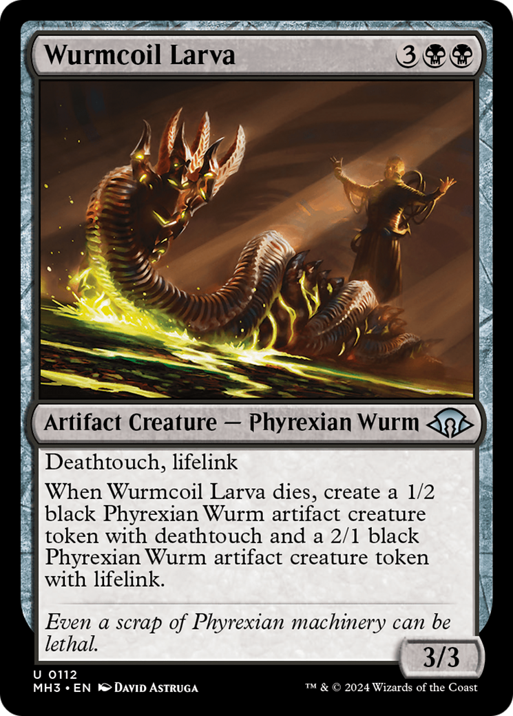 Wurmcoil Larva [Modern Horizons 3] | Dumpster Cat Games