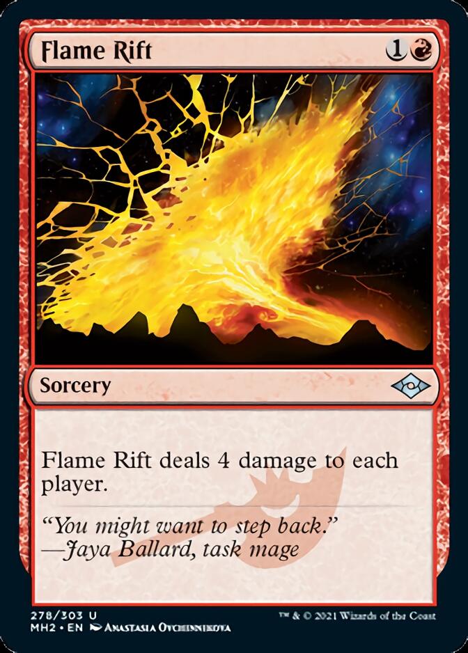 Flame Rift (Foil Etched) [Modern Horizons 2] | Dumpster Cat Games