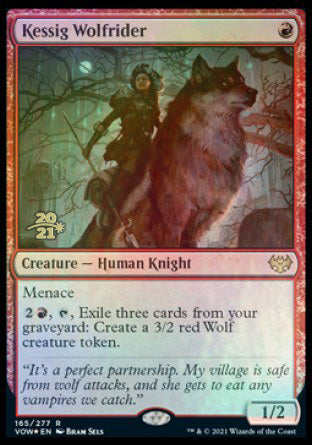 Kessig Wolfrider [Innistrad: Crimson Vow Prerelease Promos] | Dumpster Cat Games