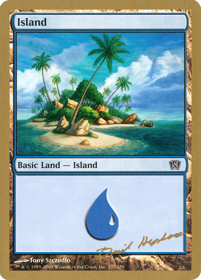 Island (dh337) (Dave Humpherys) [World Championship Decks 2003] | Dumpster Cat Games