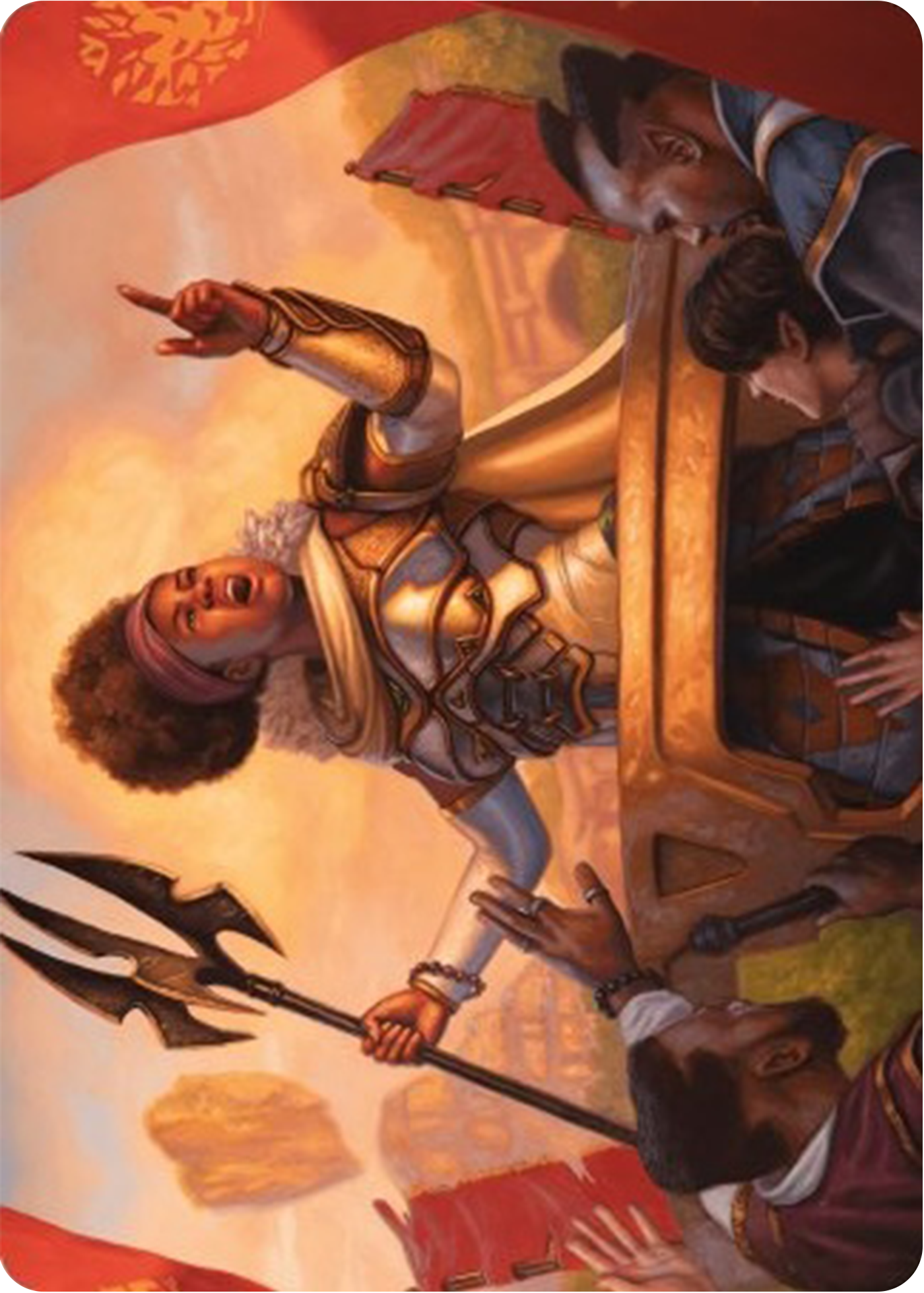 Recruiter of the Guard Art Card [Modern Horizons 3 Art Series] | Dumpster Cat Games