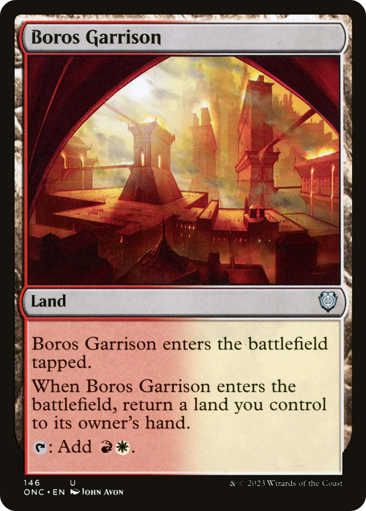 Boros Garrison [Phyrexia: All Will Be One Commander] | Dumpster Cat Games