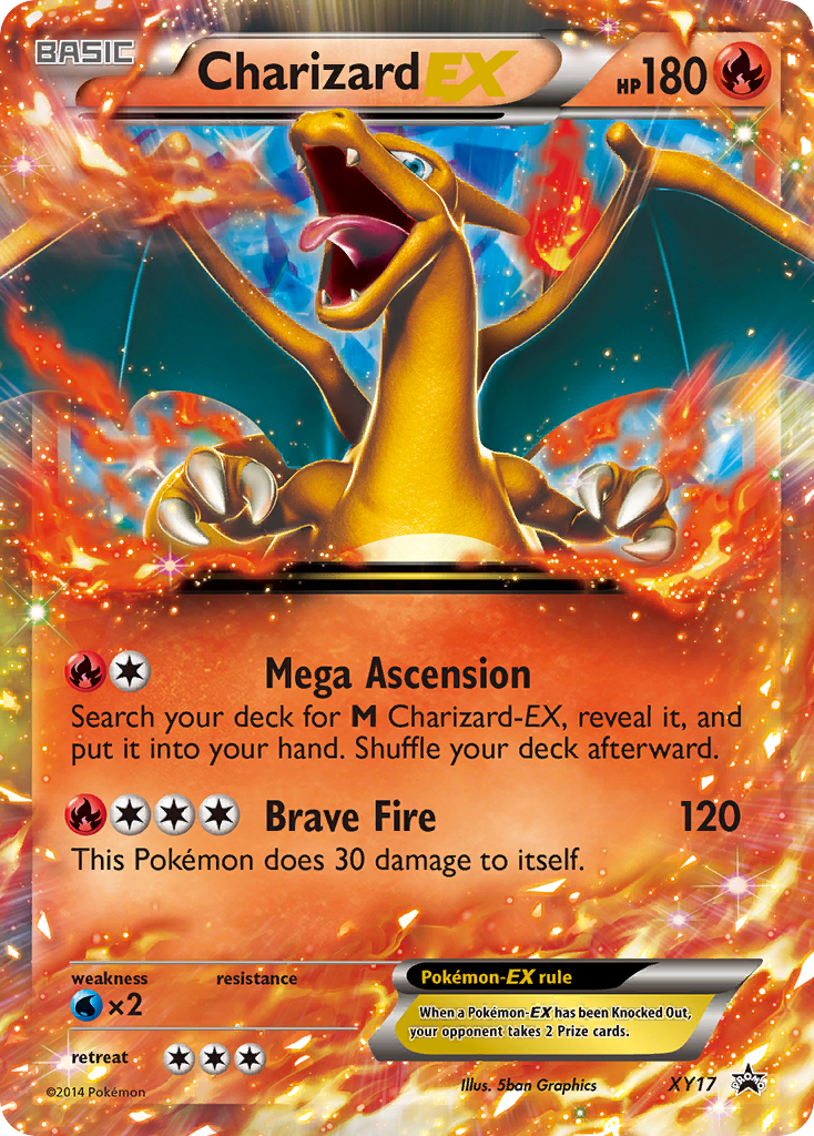 Charizard EX (XY17) [XY: Black Star Promos] | Dumpster Cat Games