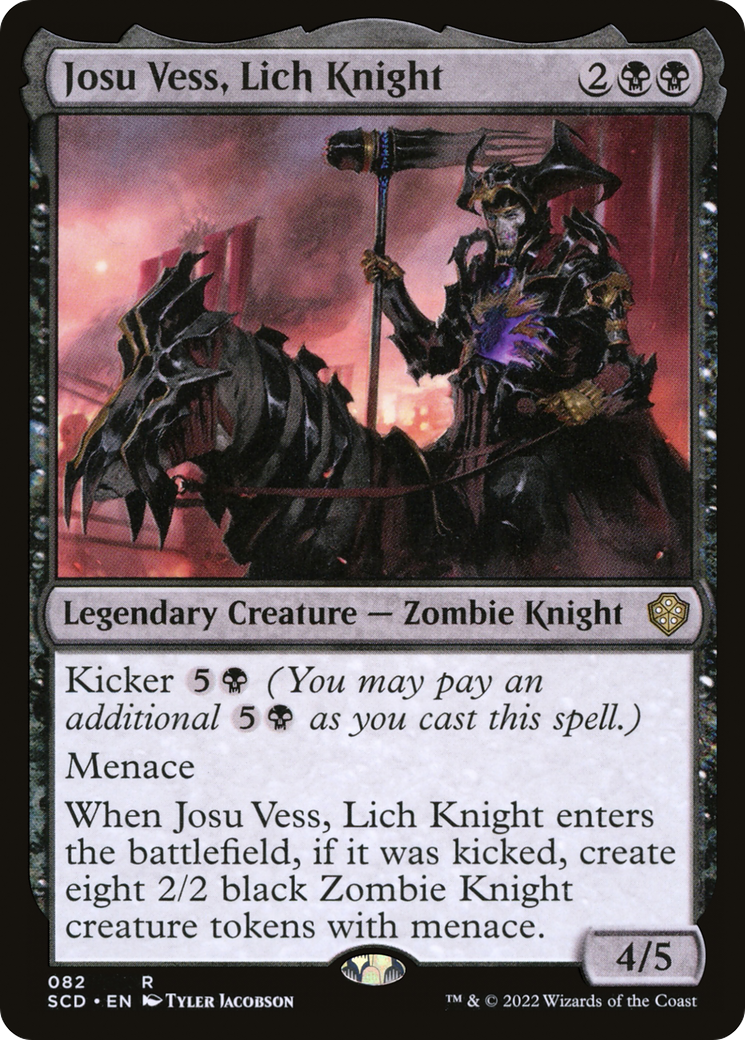 Josu Vess, Lich Knight [Starter Commander Decks] | Dumpster Cat Games