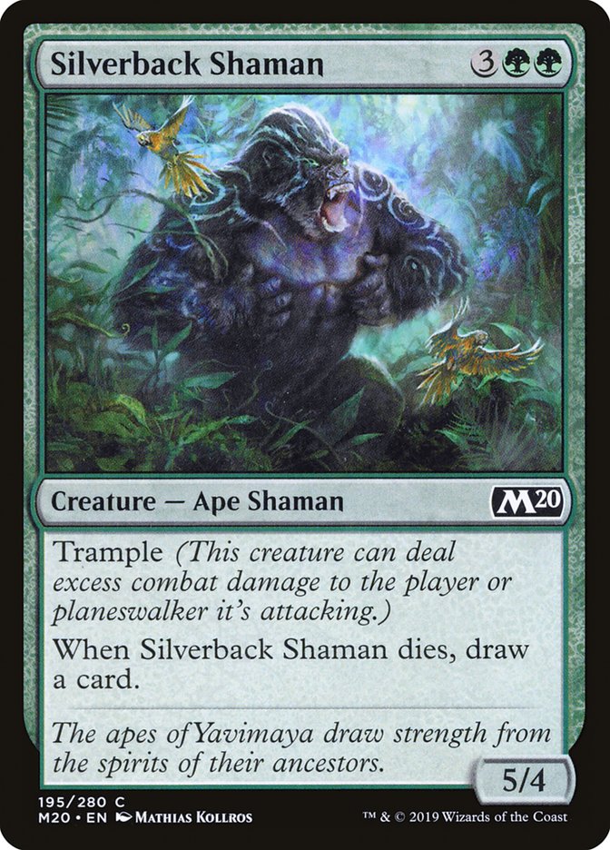 Silverback Shaman [Core Set 2020] | Dumpster Cat Games