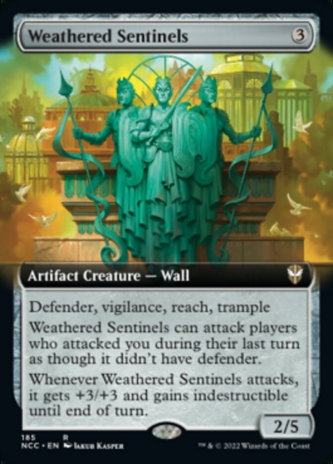 Weathered Sentinels (Extended Art) [Streets of New Capenna Commander] | Dumpster Cat Games