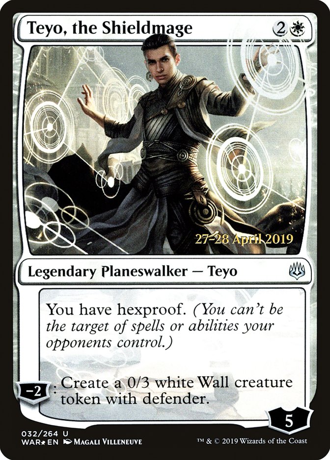 Teyo, the Shieldmage  [War of the Spark Prerelease Promos] | Dumpster Cat Games