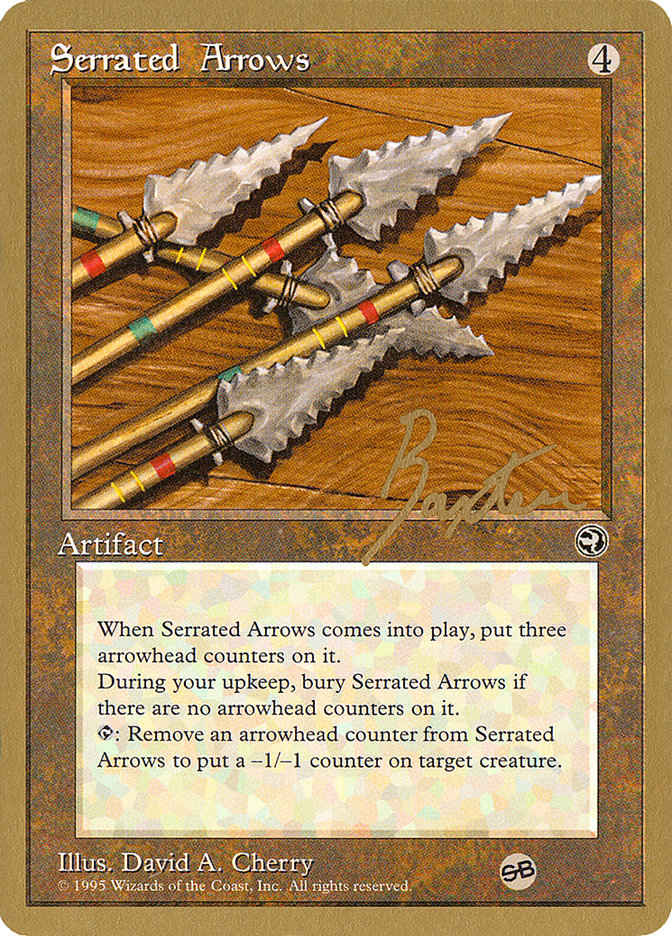 Serrated Arrows (George Baxter) (SB) [Pro Tour Collector Set] | Dumpster Cat Games