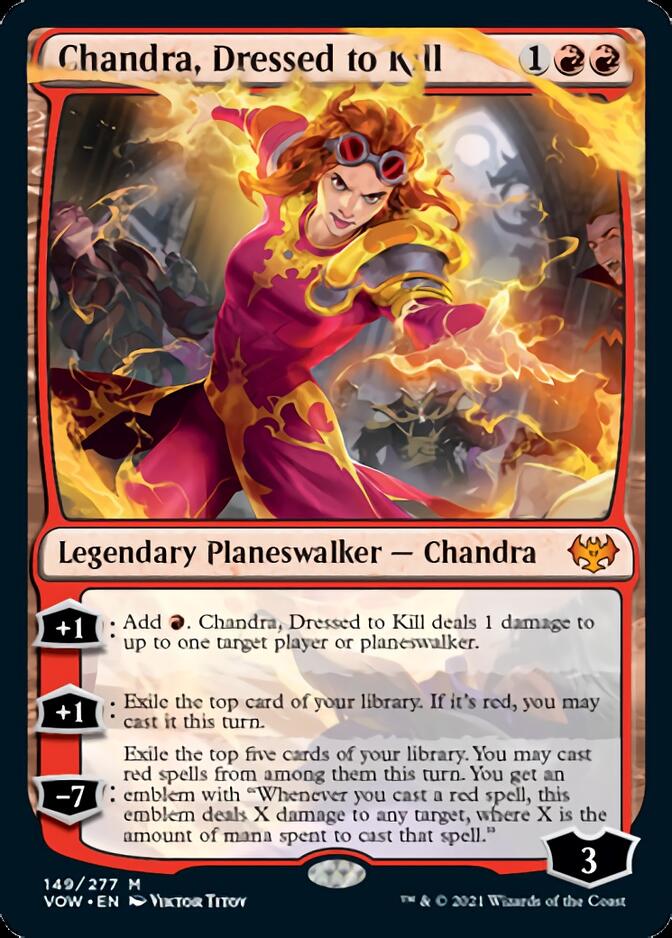 Chandra, Dressed to Kill [Innistrad: Crimson Vow] | Dumpster Cat Games