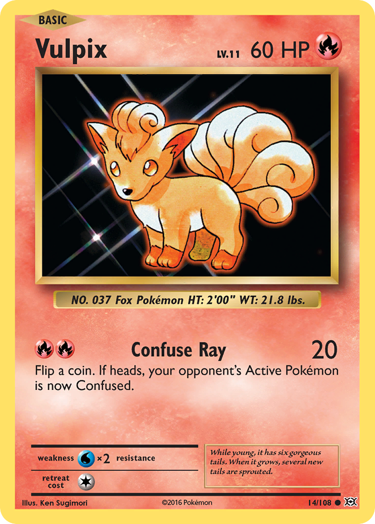 Vulpix (14/108) [XY: Evolutions] | Dumpster Cat Games