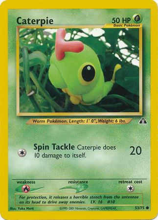 Caterpie (53/75) [Neo Discovery Unlimited] | Dumpster Cat Games