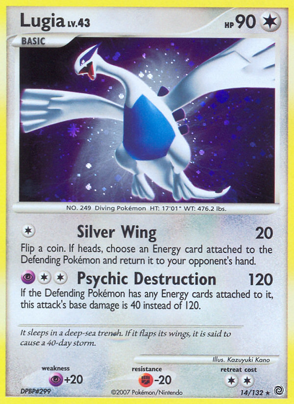 Lugia (14/132) [Diamond & Pearl: Secret Wonders] | Dumpster Cat Games