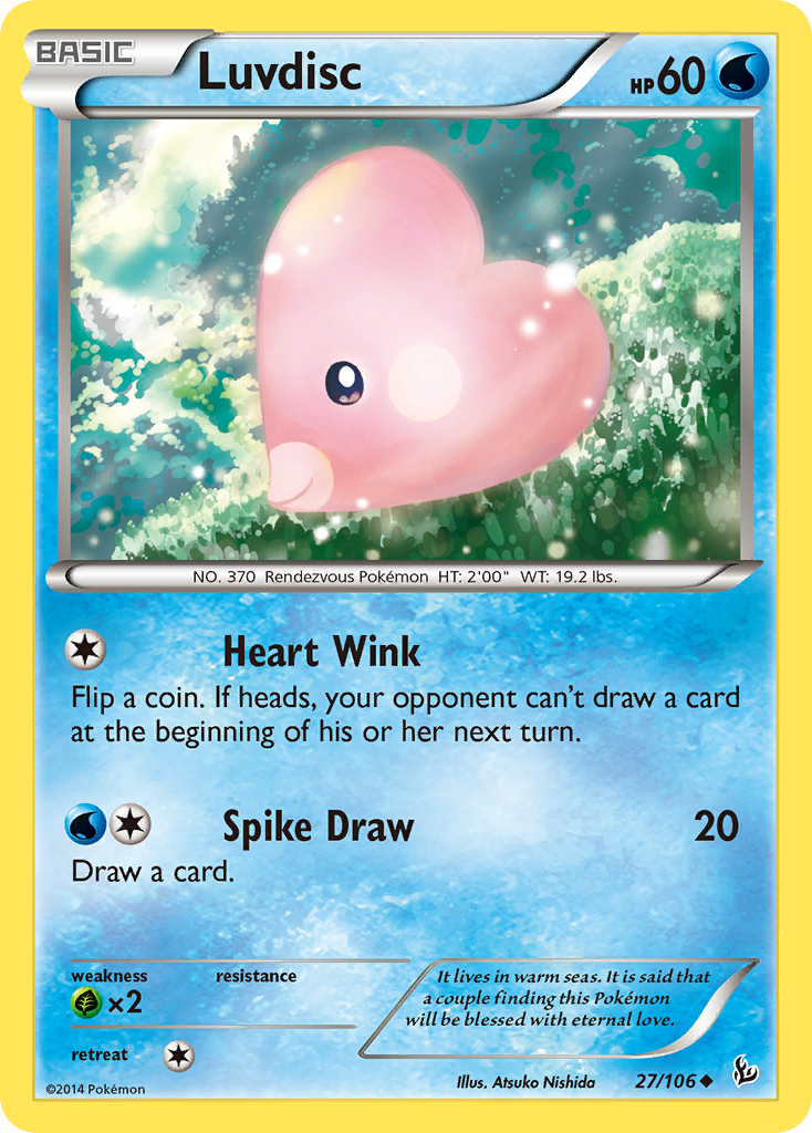 Luvdisc (27/106) [XY: Flashfire] | Dumpster Cat Games