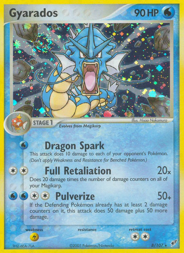 Gyarados (8/107) [EX: Deoxys] | Dumpster Cat Games