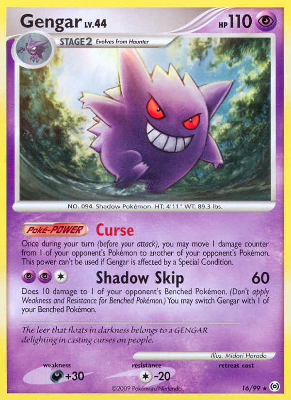 Gengar (16/99) [Platinum: Arceus] | Dumpster Cat Games