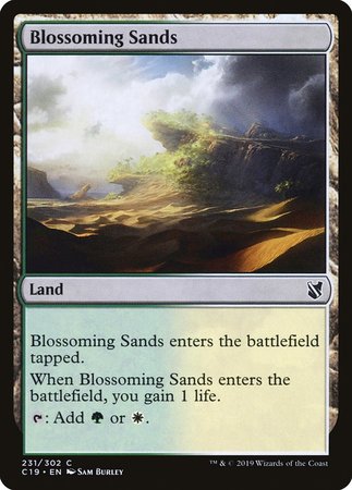 Blossoming Sands [Commander 2019] | Dumpster Cat Games