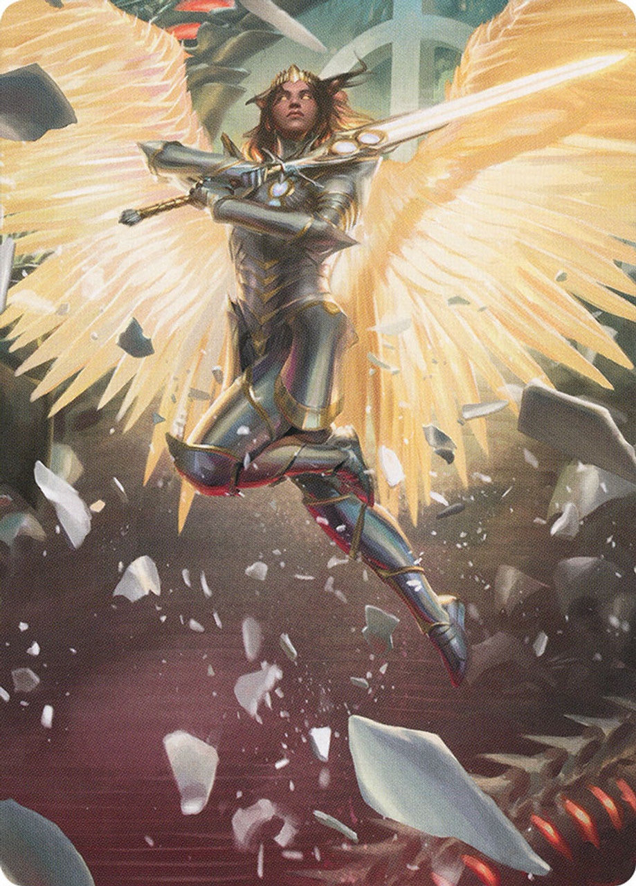 Archangel Elspeth Art Card [March of the Machine Art Series] | Dumpster Cat Games