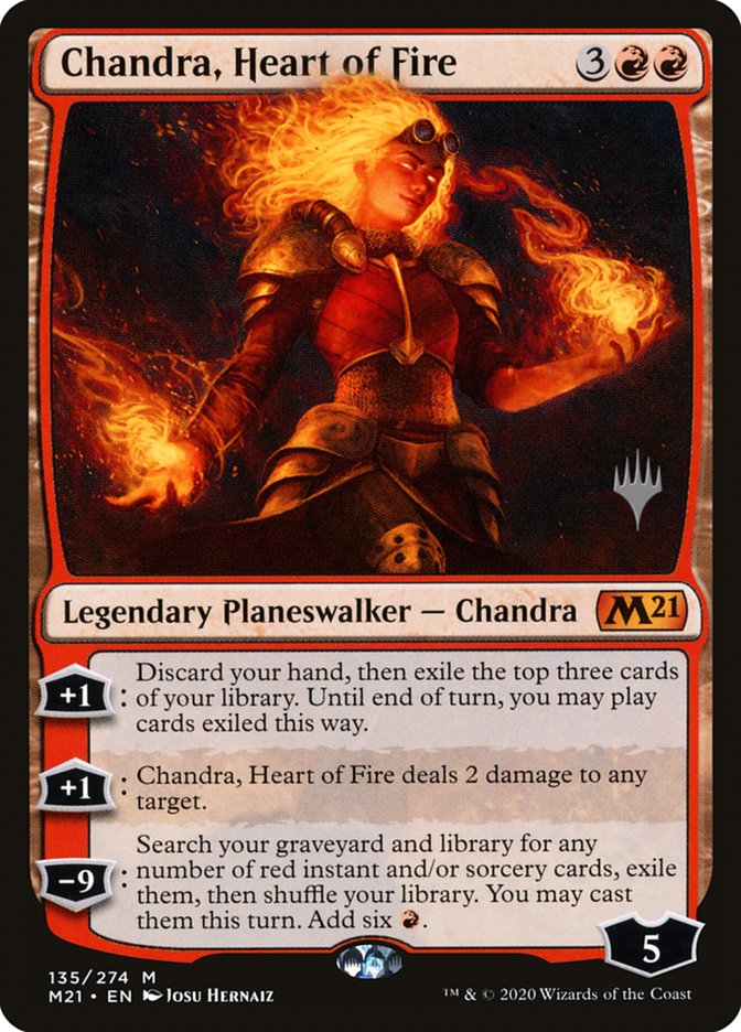 Chandra, Heart of Fire (Promo Pack) [Core Set 2021 Promos] | Dumpster Cat Games