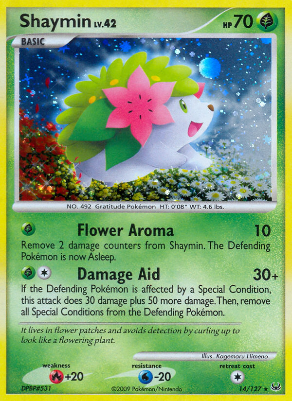 Shaymin (14/127) [Platinum: Base Set] | Dumpster Cat Games