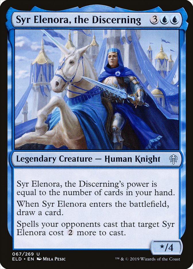 Syr Elenora, the Discerning [Throne of Eldraine] | Dumpster Cat Games