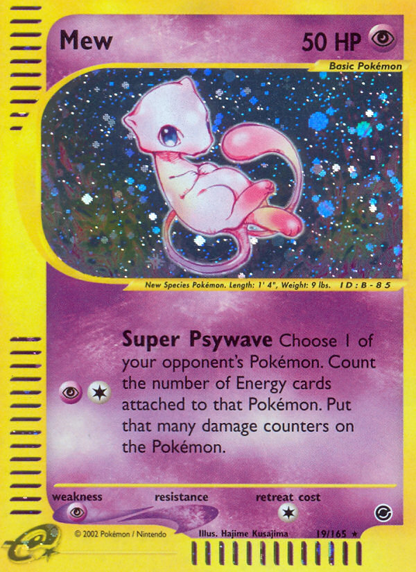 Mew (19/165) [Expedition: Base Set] | Dumpster Cat Games