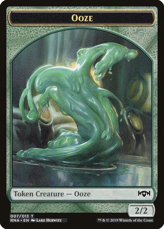 Ooze Token [Ravnica Allegiance Tokens] | Dumpster Cat Games