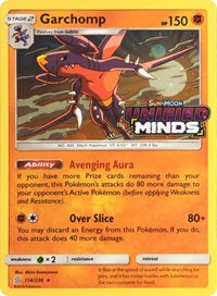 Garchomp (114/236) (Cosmos Holo) [Sun & Moon: Unified Minds] | Dumpster Cat Games