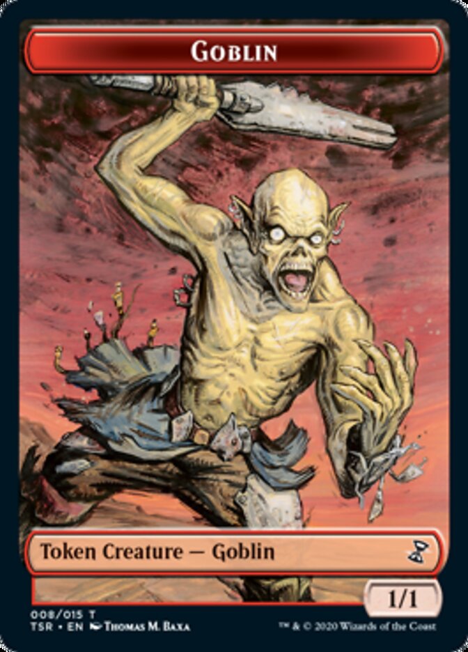 Goblin Token [Time Spiral Remastered Tokens] | Dumpster Cat Games