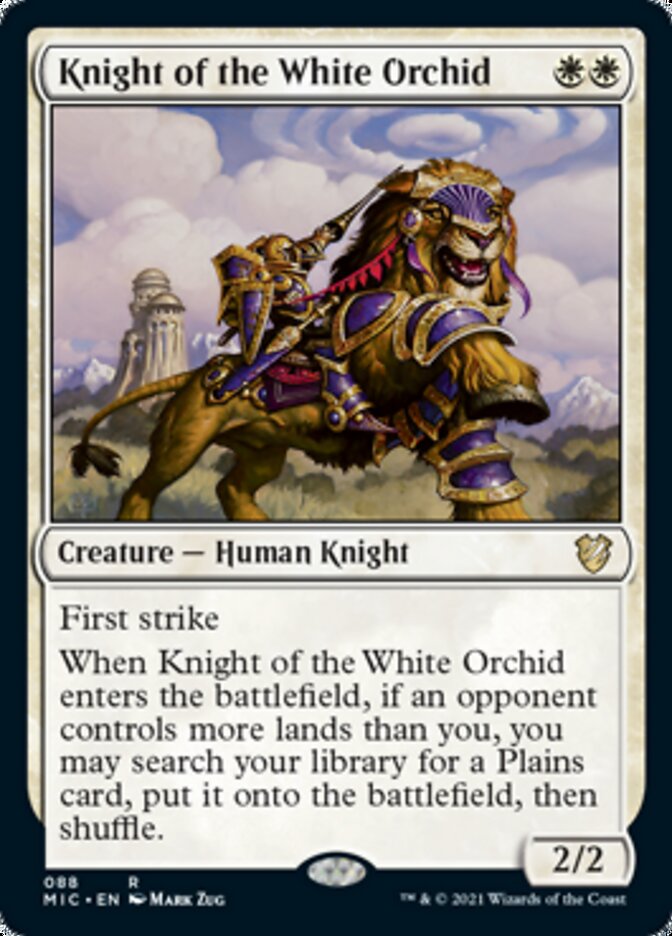 Knight of the White Orchid [Innistrad: Midnight Hunt Commander] | Dumpster Cat Games