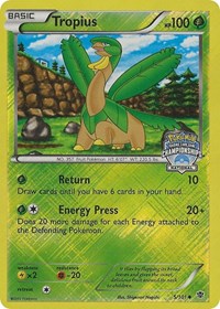 Tropius (5/101) (National Championship Promo) [Black & White: Plasma Blast] | Dumpster Cat Games