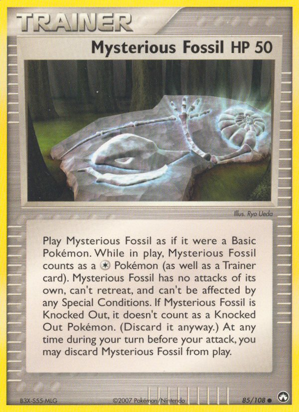 Mysterious Fossil (85/108) [EX: Power Keepers] | Dumpster Cat Games