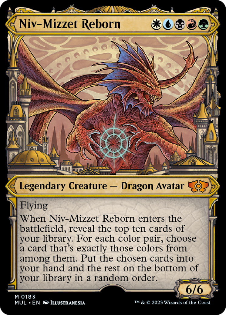 Niv-Mizzet Reborn (Halo Foil) [Multiverse Legends] | Dumpster Cat Games